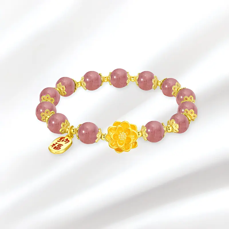 Zheng Tai Fook Gold Bracelet Unisex-3