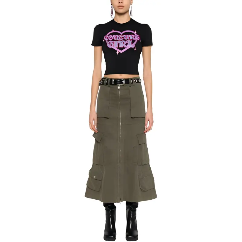 VERSACE JEANS COUTURE Regular T Shirt Women's Black-1