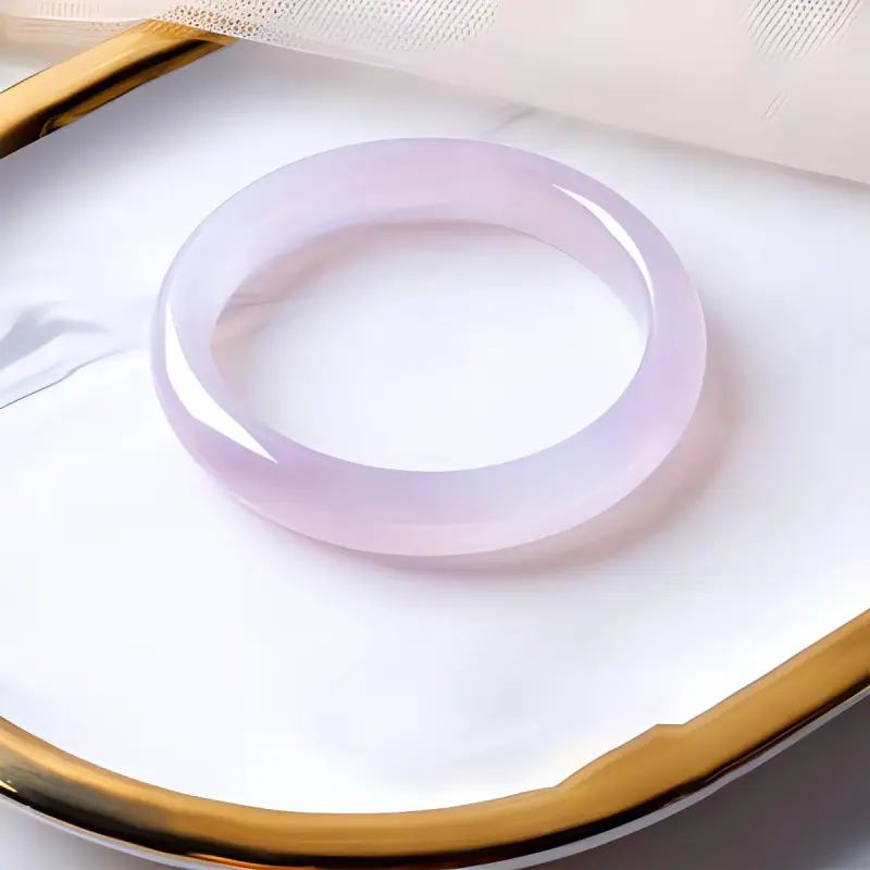 CARAT'S DIARY Chalcedony Jade Bangles Women's-5