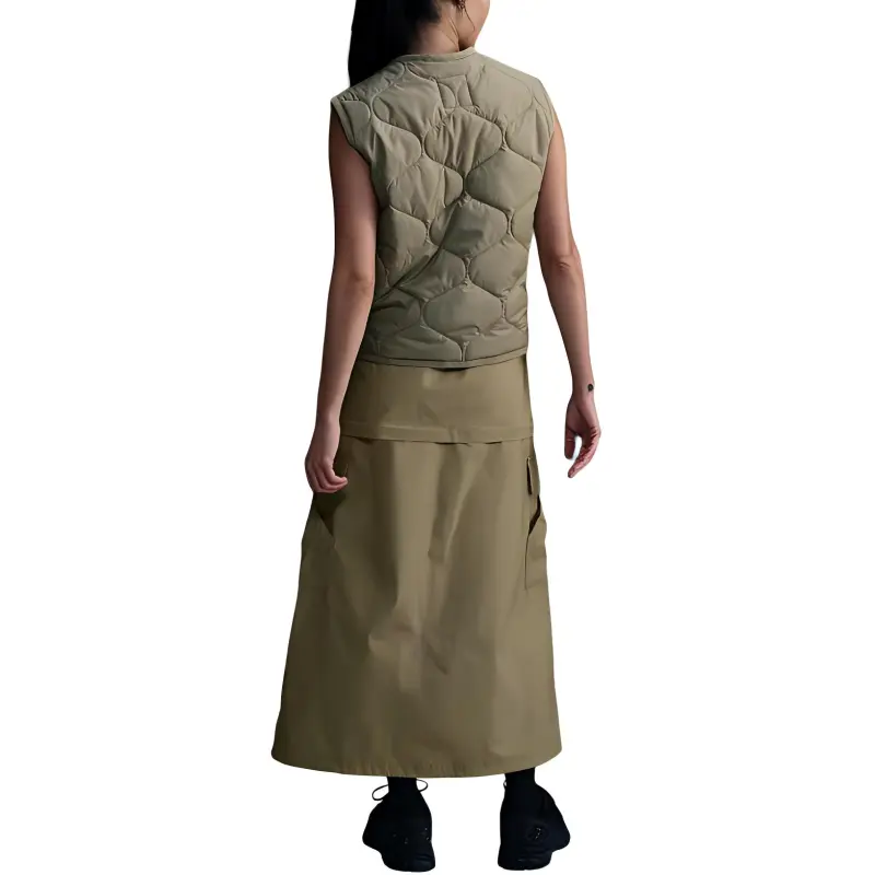 Nike Sportswear Casual Long Skirt Women's Olive-2