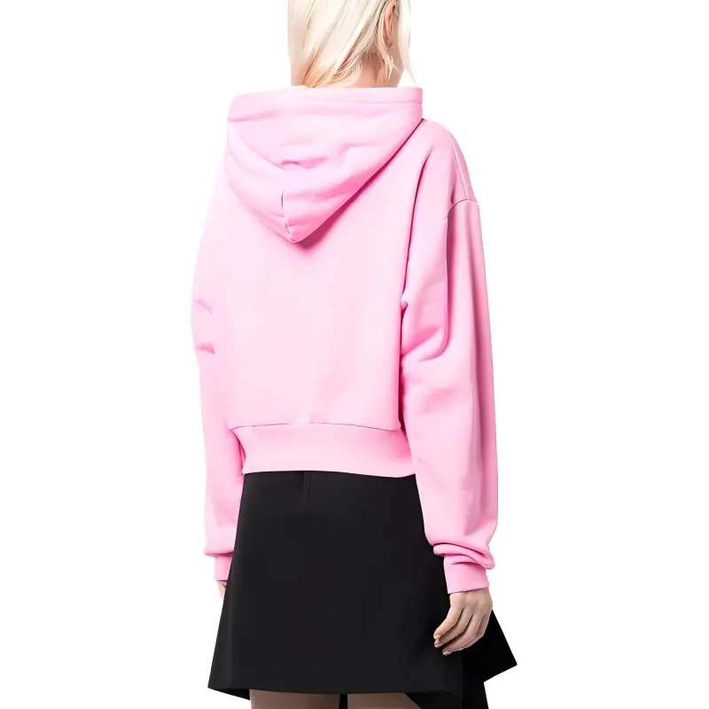 VERSACE Goddess Printed Drawstring Hoodie-3
