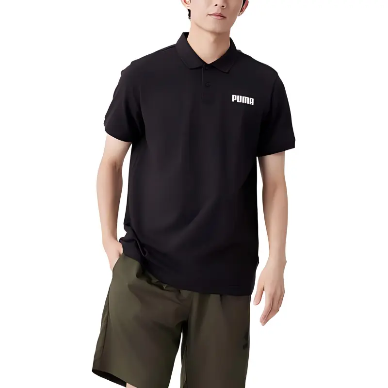 PUMA SQUAD Polo Shirt Men's Black-2