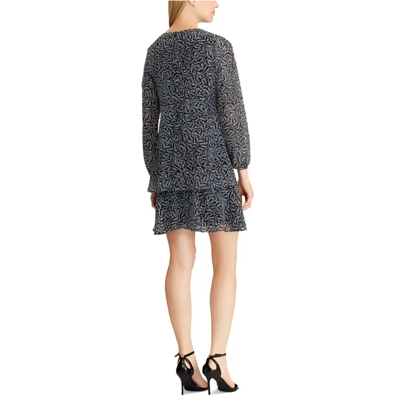 Polo Ralph Lauren Long Sleeved Dress Women's Black-2