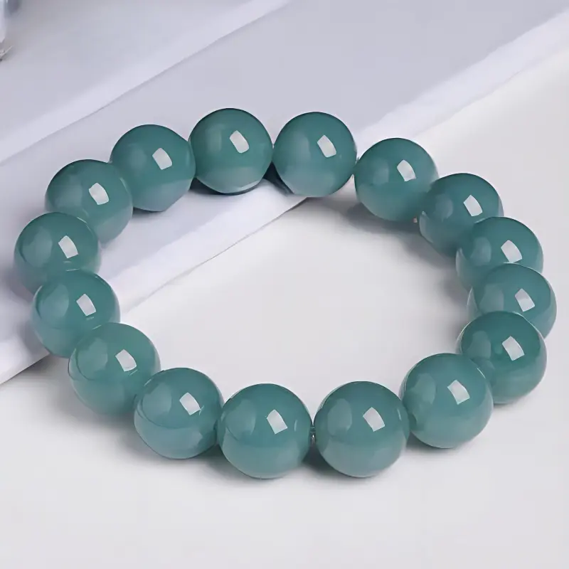 Yufujin Glutinous Jade Jadeite Bracelets Men's-1