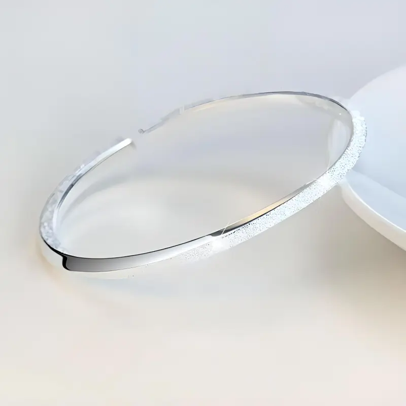 CHINA GOLD S990 Silver Bangles Women's-2