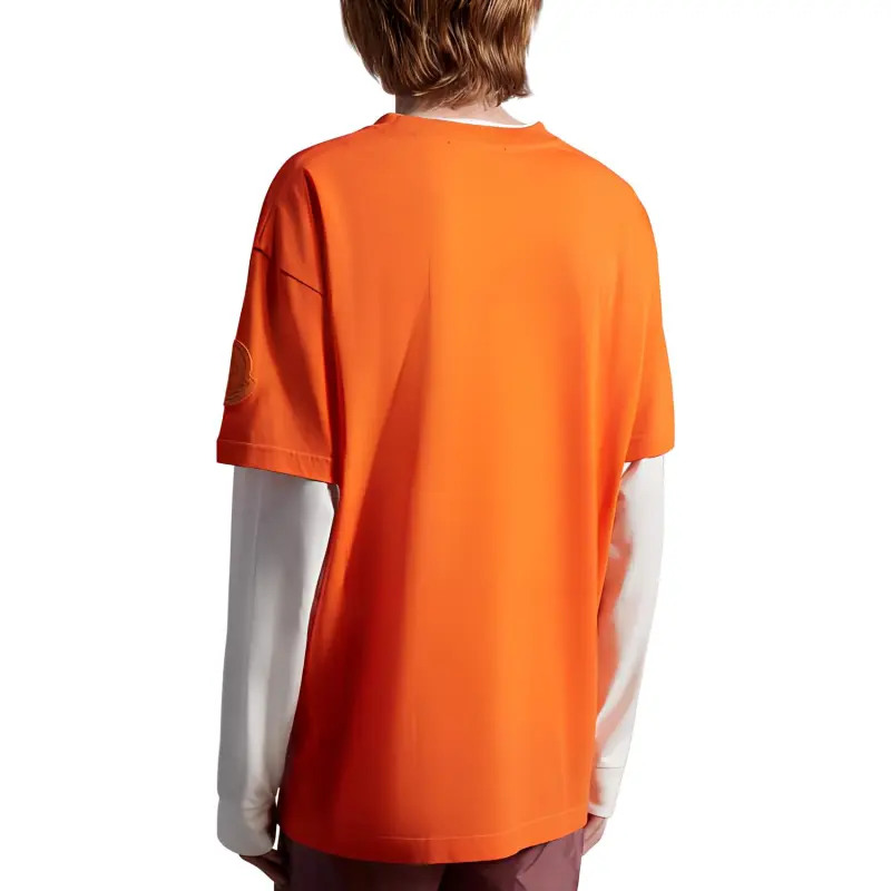 MONCLER GENIUS MONCLER GENIUS 1952 Series T Shirts Men Bright Orange-2