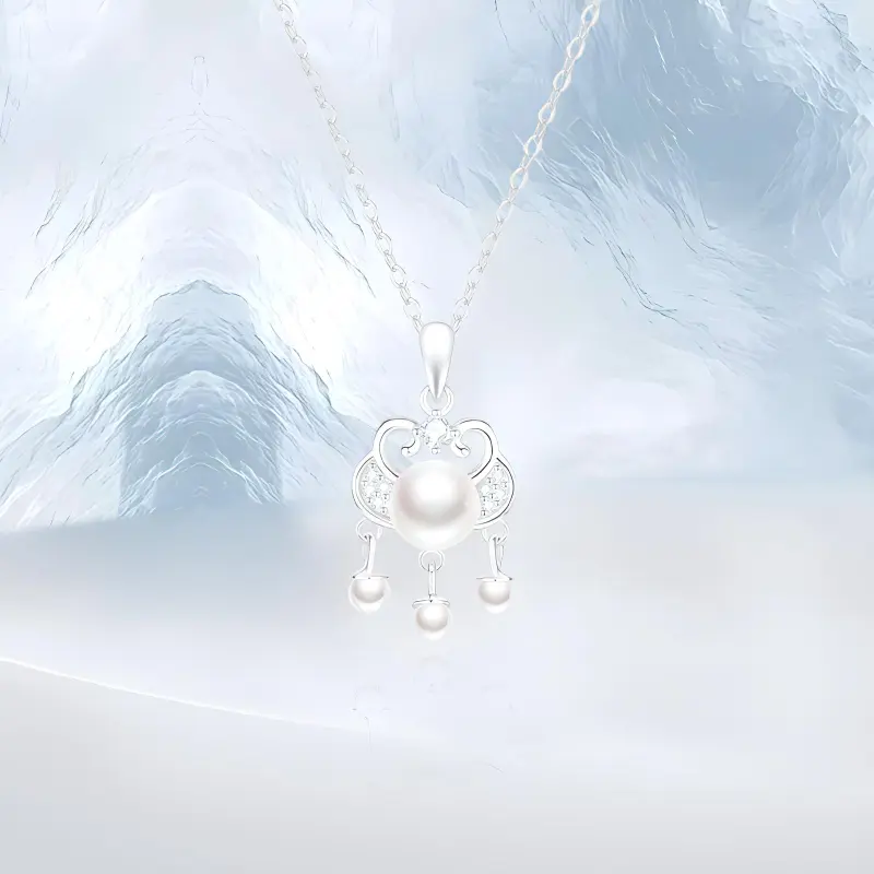 PRETTY DIARY S925 Silver Necklaces Women's-2
