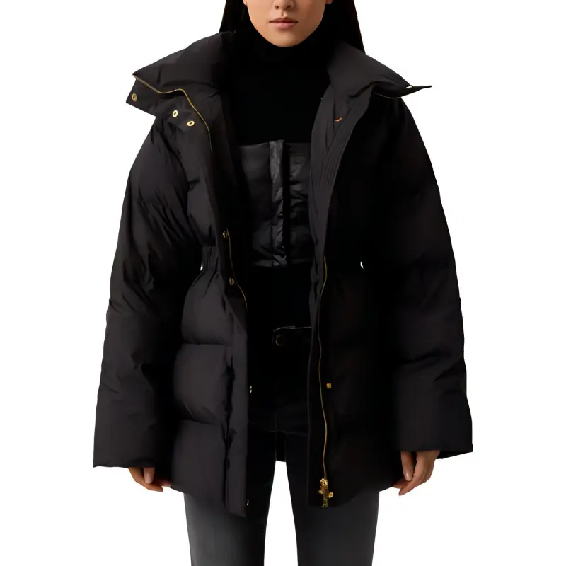 PINKO Logo plaque Padded Coat-3