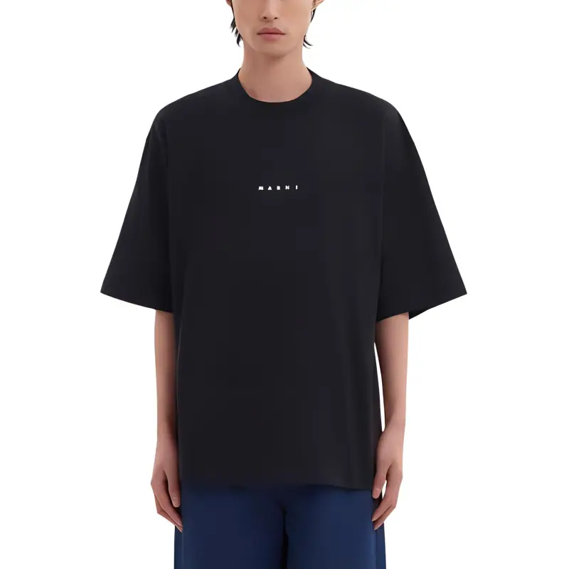 MARNI Logo Printed Crewneck T Shirt-2