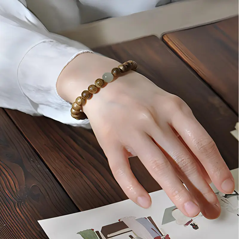 Listen To The Flowers Bloom Sandalwood Bracelets Women's-1