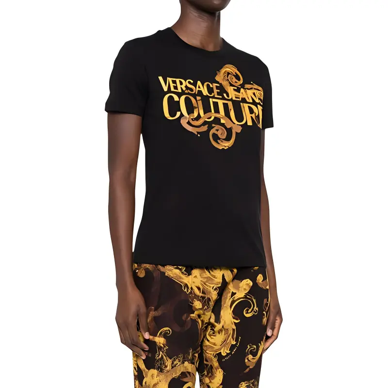 VERSACE JEANS COUTURE Barocco Printed Crewneck T Shirt-2