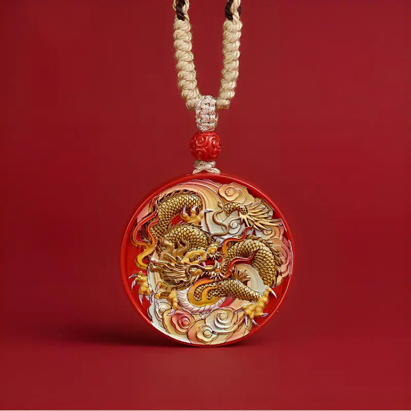 Sweet Kisses Reconstructed Cinnabar Necklaces Unisex-3