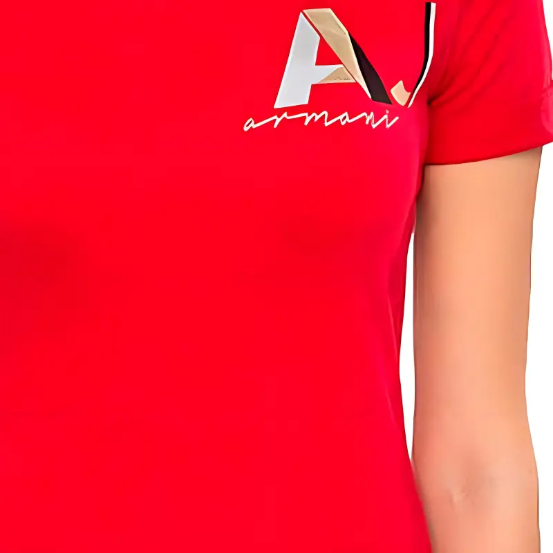 ARMANI JEANS T Shirts Women's Red-7