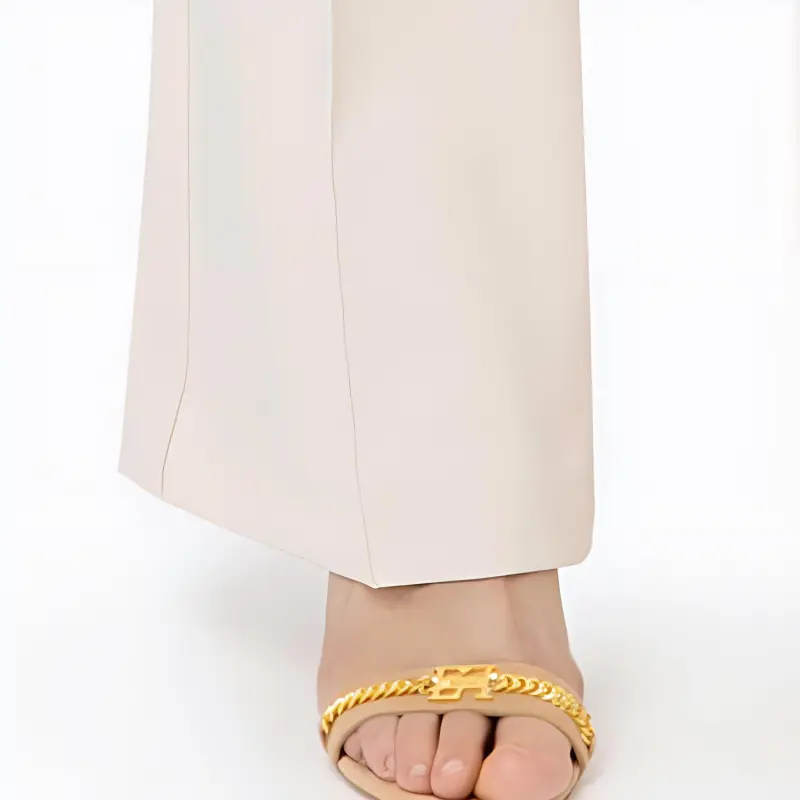 Elisabetta Franchi Casual Pants Women's White-3