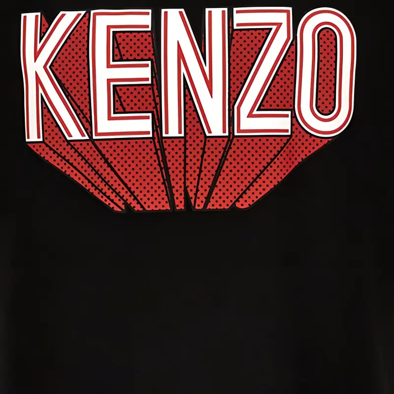 KENZO Logo print Raglan sleeve T shirt-3