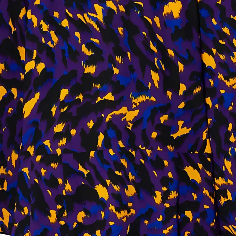 Burberry Long Sleeved Dresses Women's Thistle Flower Purple-3