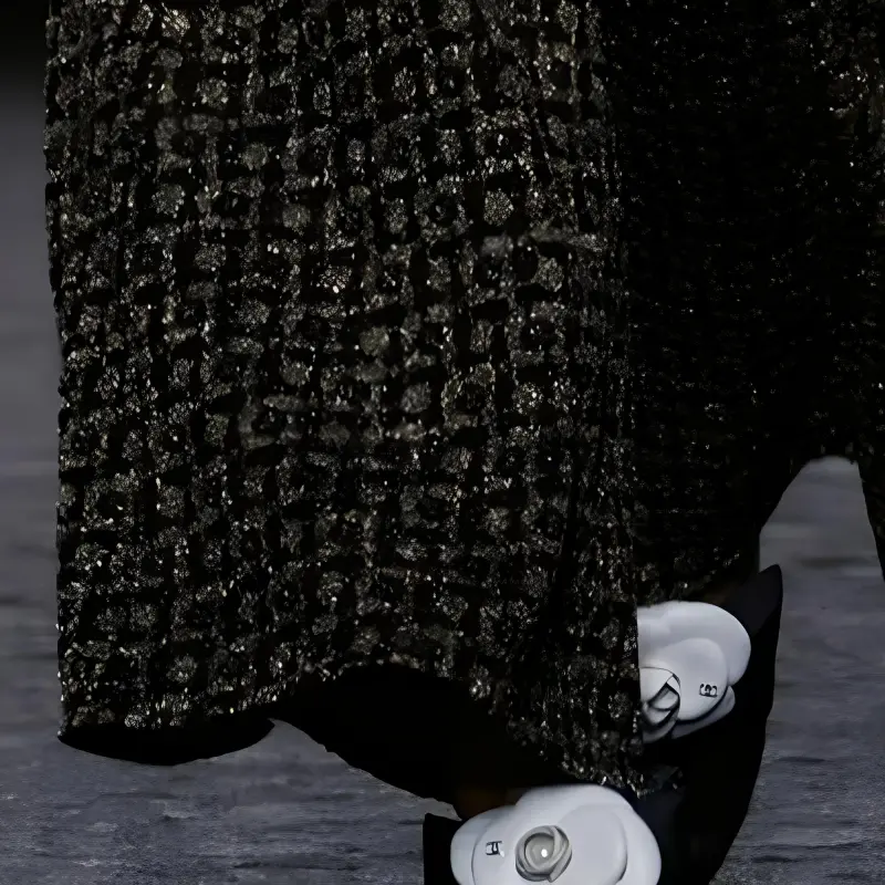 CHANEL Jumpsuits Women's Black Gold-1