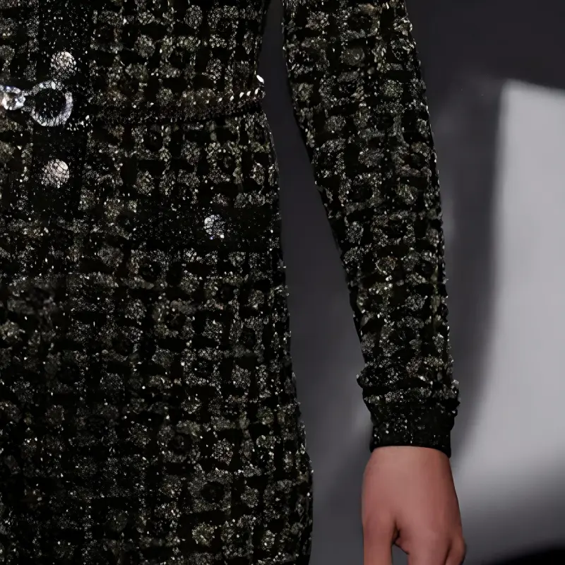 CHANEL Jumpsuits Women's Black Gold-2