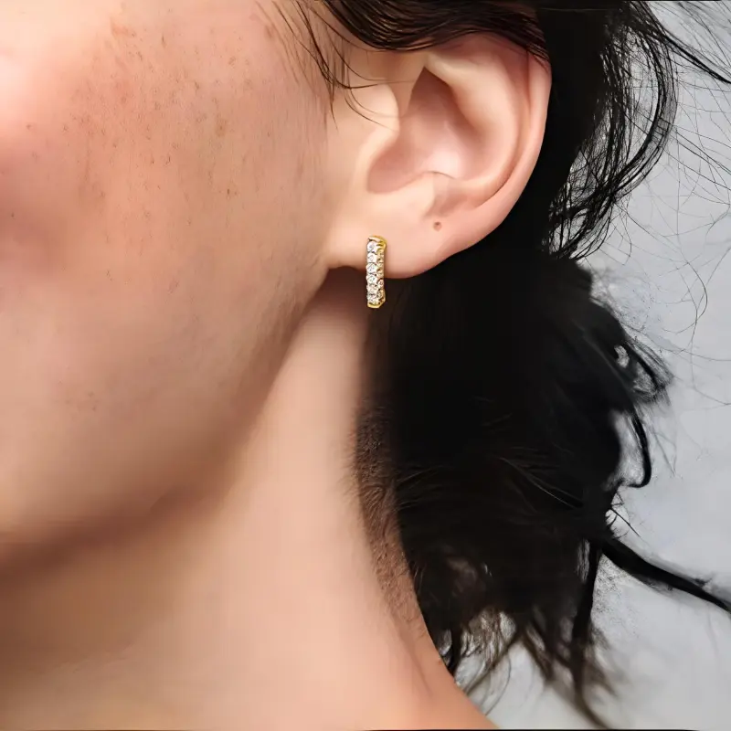 Pandora Stud Earrings Women's Gold-2