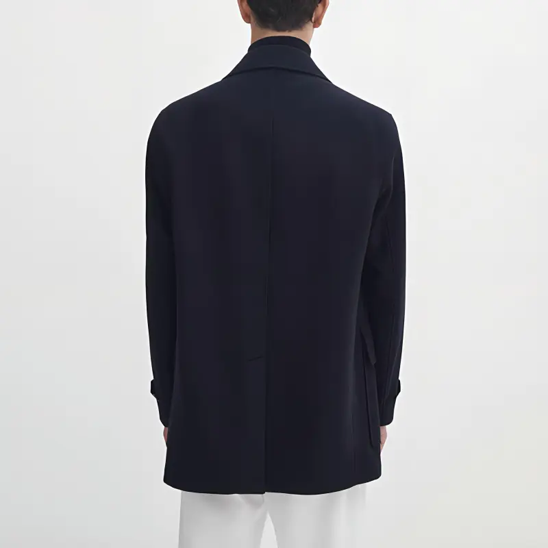 Massimo Dutti Coats Men Navy Blue-2
