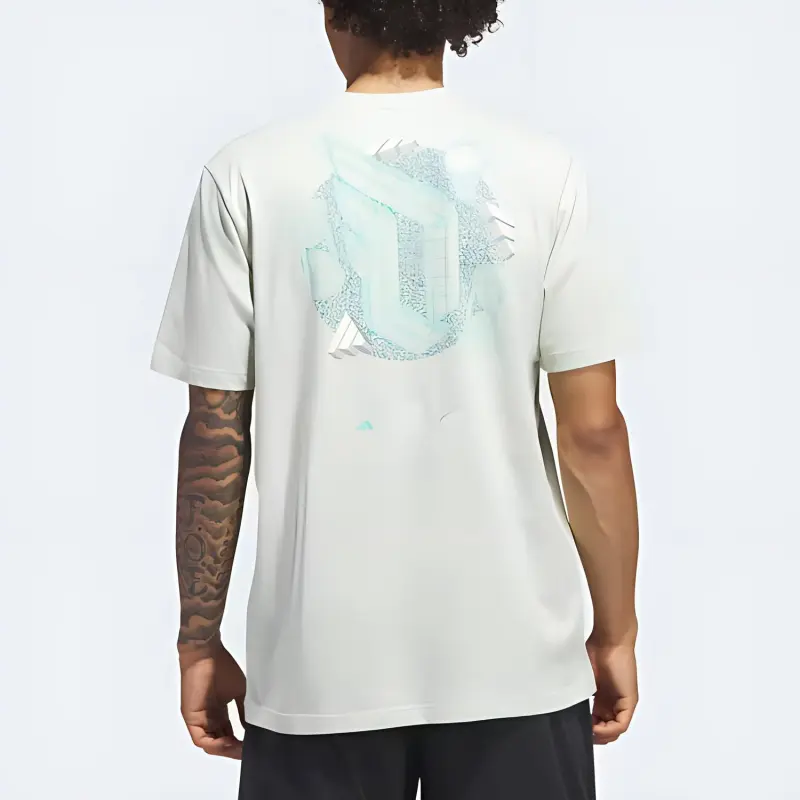 Adidas Damian Lillard Dametime Graphics Signature Basketball Graphic Tee-2