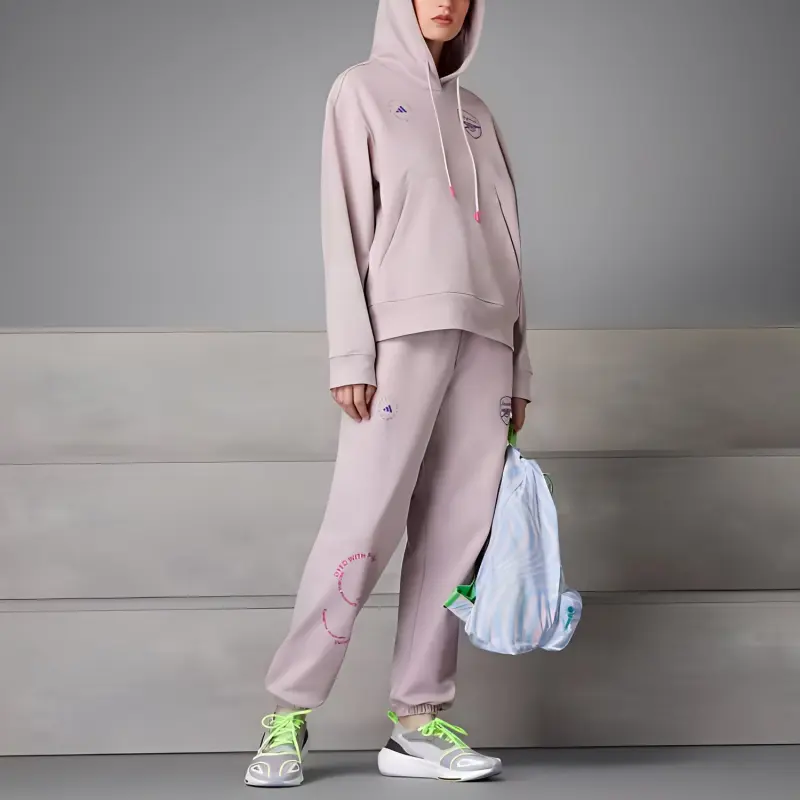 Stella Mccartney X Adidas X Stella McCartney Co titled Series Knitted Sweatpants Women's Pink-4