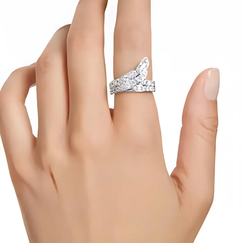 Swarovski Hyperbola Band Ring-4