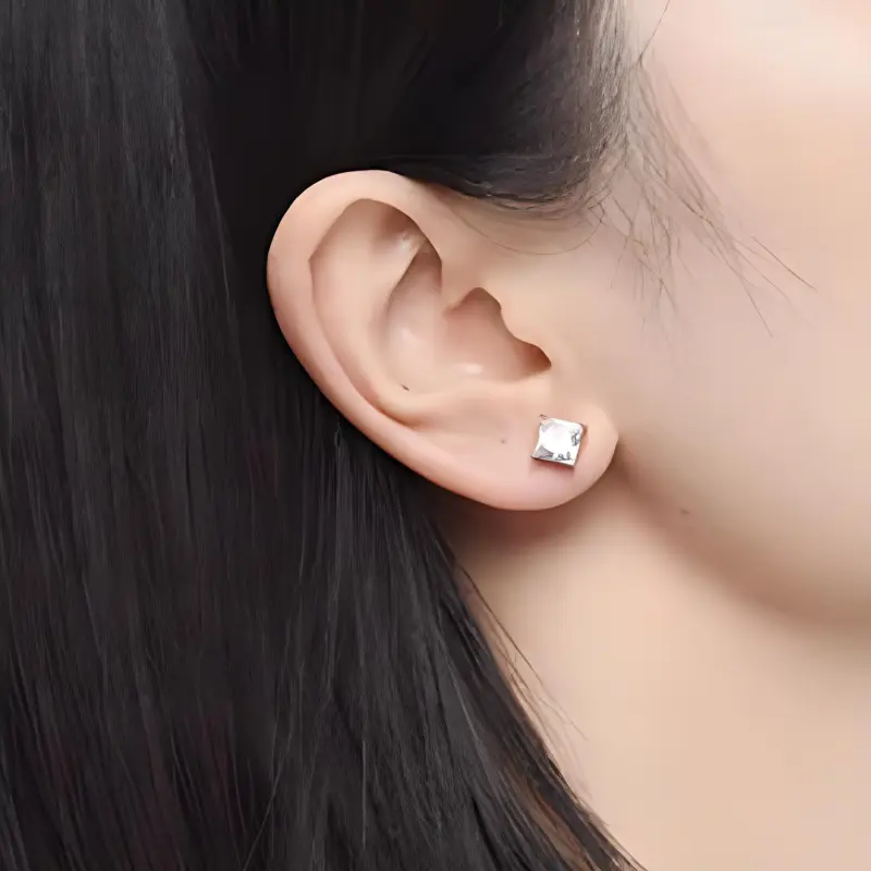 GIVENCHY Stud Earrings Women's Silver-1