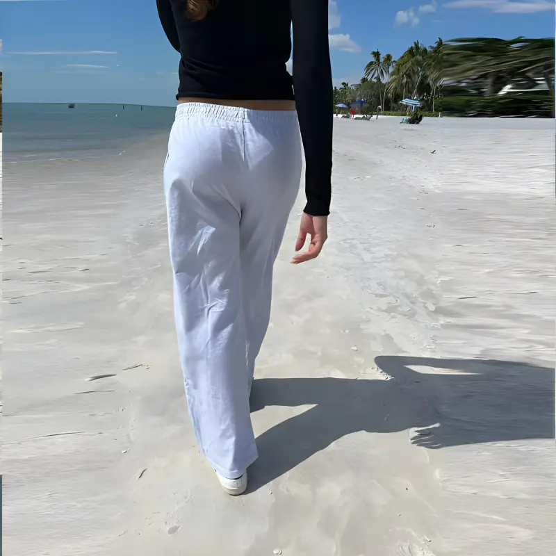 Brandy Melville Casual Pants Women's Light Blue-2