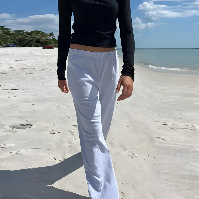 Brandy Melville Casual Pants Women's Light Blue-1