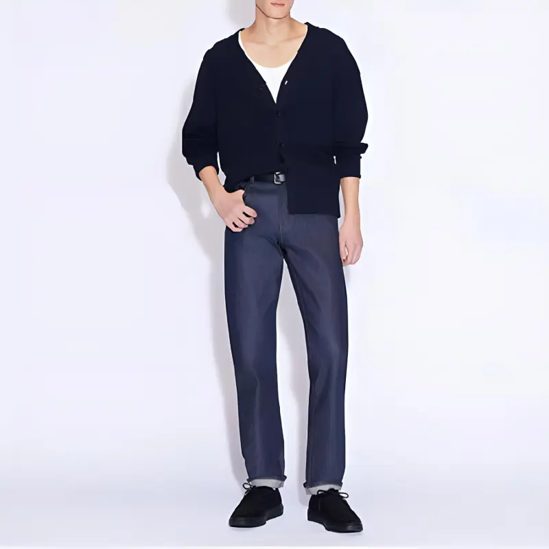UNIQLO Jeans Men Navy Blue-3