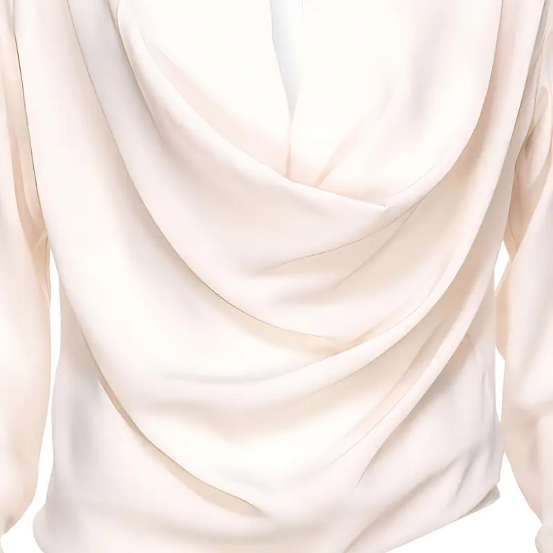 PINKO Draped Detailed V Neck Shirt-3