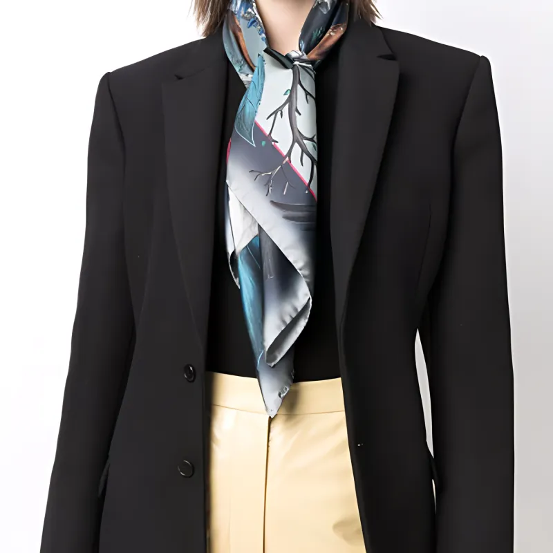 Aspinal Of London Robin Silk Scarf-1