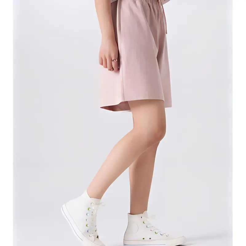 Converse Sports Shorts Women's Pink-2