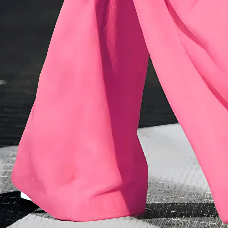 CHANEL SS24 Casual Pants Women's Pink-2