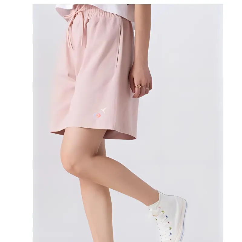 Converse Sports Shorts Women's Pink-3