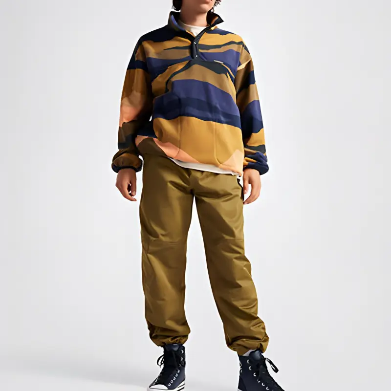 Converse All Star Mountainscape Pop Over Sweatshirt Men's Mountain Landscape-1