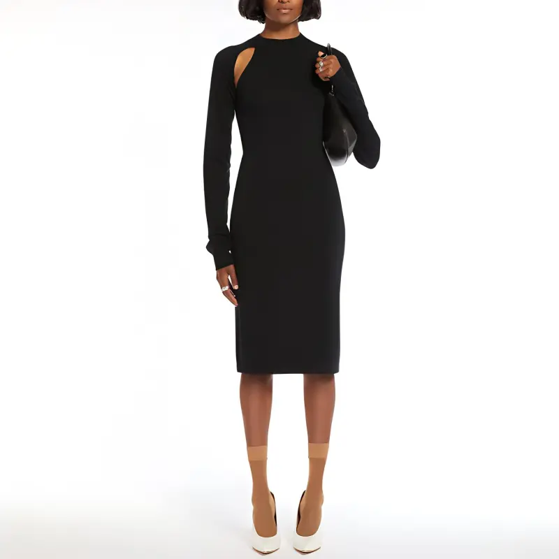 SportMax Cut Out detail Dress-3