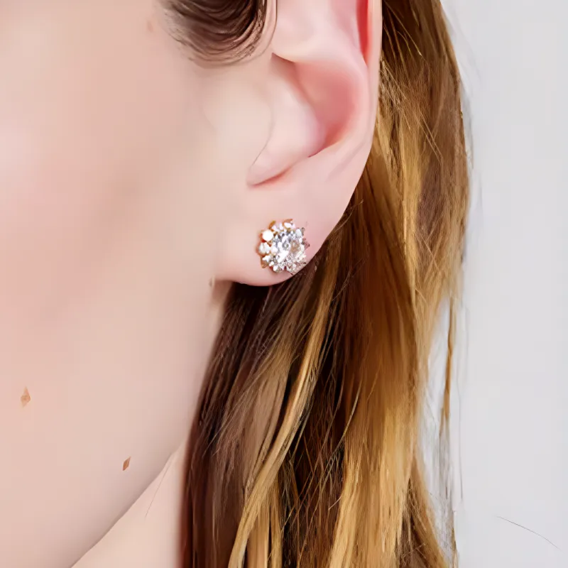 Kate Spade Copper Stud Earrings Women's Gold-4