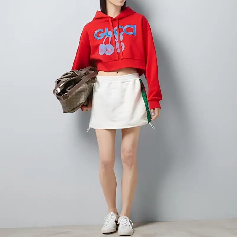 GUCCI FW23 Sweatshirt Women's Red-1