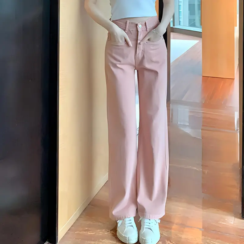 Serio Ludere Jeans Women's Pink-1