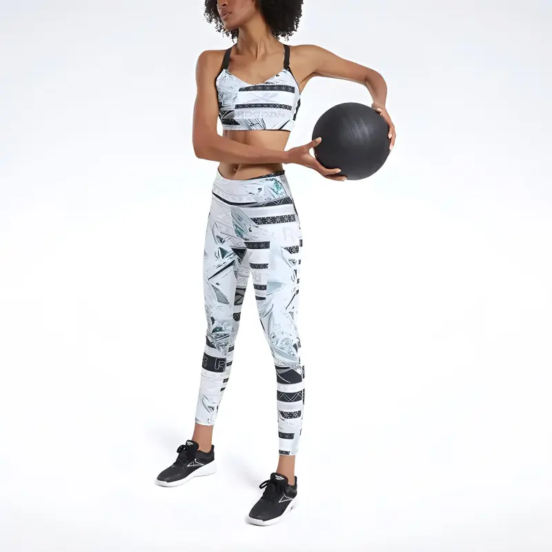 Reebok Ts Hero Strppy Bra- Gift Sports Underwear Women's White-2