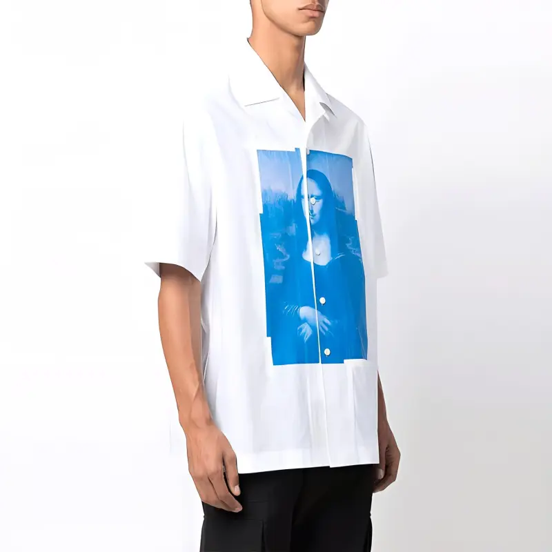 Off  Monalisa Short sleeve Shirt-2
