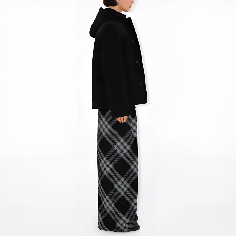 Burberry Jackets Coats Women's Black-3
