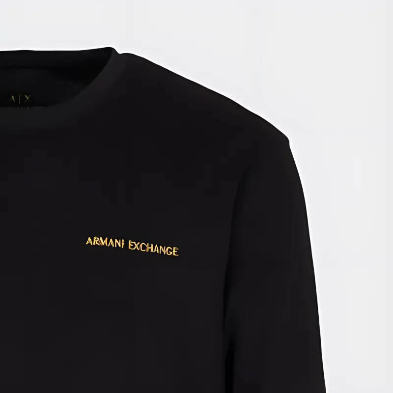 ARMANI EXCHANGE SS24 Sweatshirt Men's Black-6