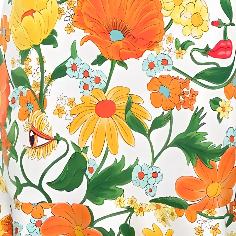 Stella McCartney Floral print Peplum Dress-4