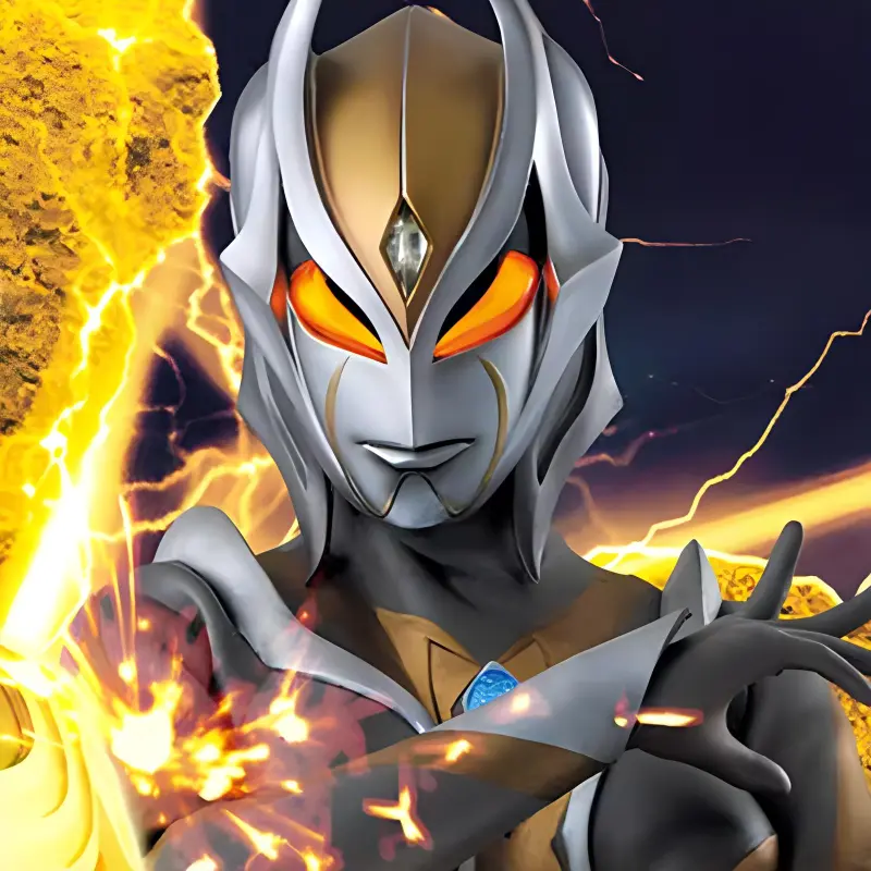 BANDAI Ultra Battle Soft Vinyl Collection Ultraman Characters Bandai, Sparkling Tiga Ultra Battle Cardima Scale Figures-3