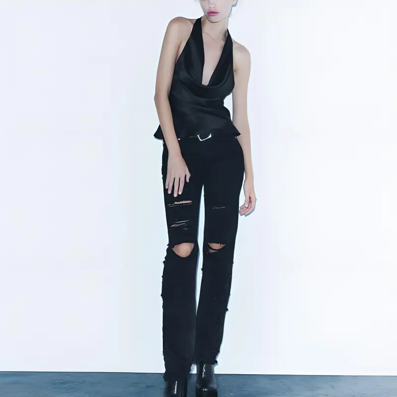 ZARA Jeans Women's Black-1