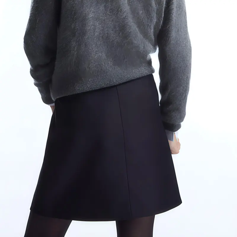 COS Casual Short Skirts Women's Navy Blue-1