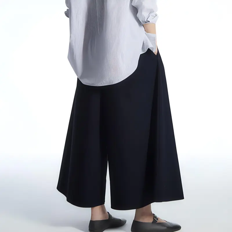 COS Casual Pants Women's Navy Blue-2